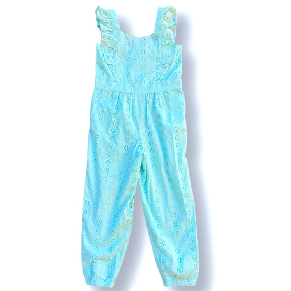 Adorable Janie & Jack romper! New with tags! Beautiful light aqua color.